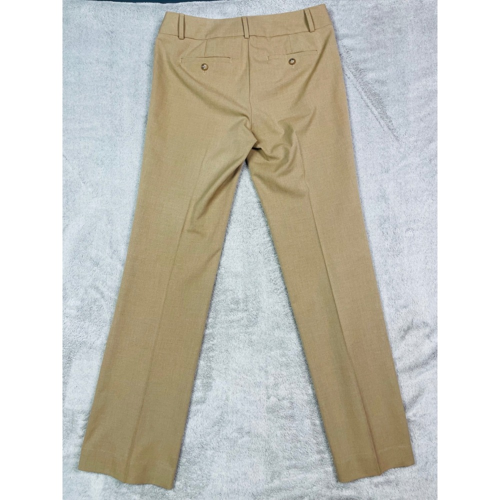 LOFT Marisa Trouser Dress Pant Size 4 Tan Khaki Beige Stretch Work Office Career - Picture 9 of 12
